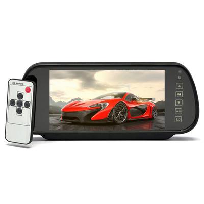 7 Inch Car Mirror Monitor Parking Assistance 2 AV Input Rear View Camera Optional 12V-24V for Car Truck VR