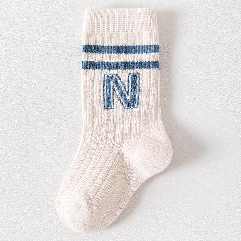 Spring & Autumn Mid-Calf Socks for Newborns and Toddlers (0-3 Years) - High-Quality Cotton, Boys & Girls