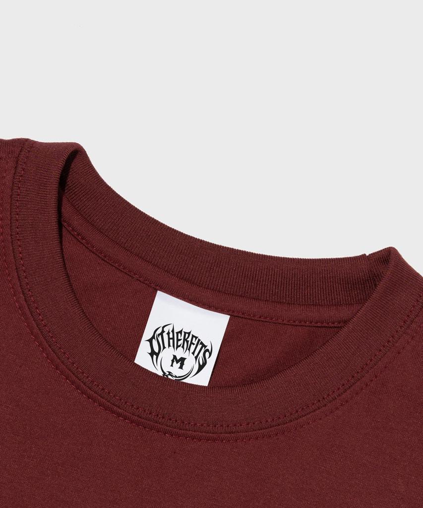 OTHERFITS Unrest Brush Short Sleeve T-Shirt (Wine)