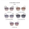 Frameless Large Frame Nylon Sunglasses Women'S 90 Wind Sunglasses Women'S Trendy Glasses
