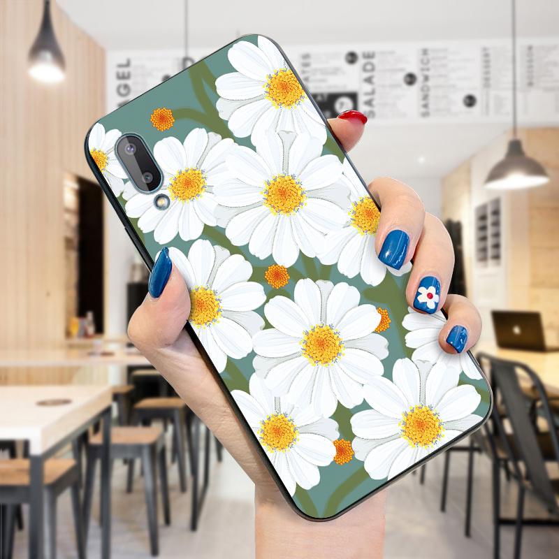 Girls Boys Watercolor Painting Mountain Flowers Pattern Case