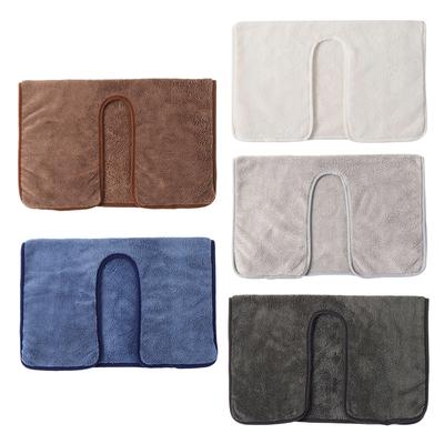 1 Stück Kosmetikstudio Hautpflege Massagetuch Mikrofaser Individuelle Behandlung Gesichtsmaske Spa Nacken Gesichtsmaske Handtuch Warm U-Form Weiches Handtuch