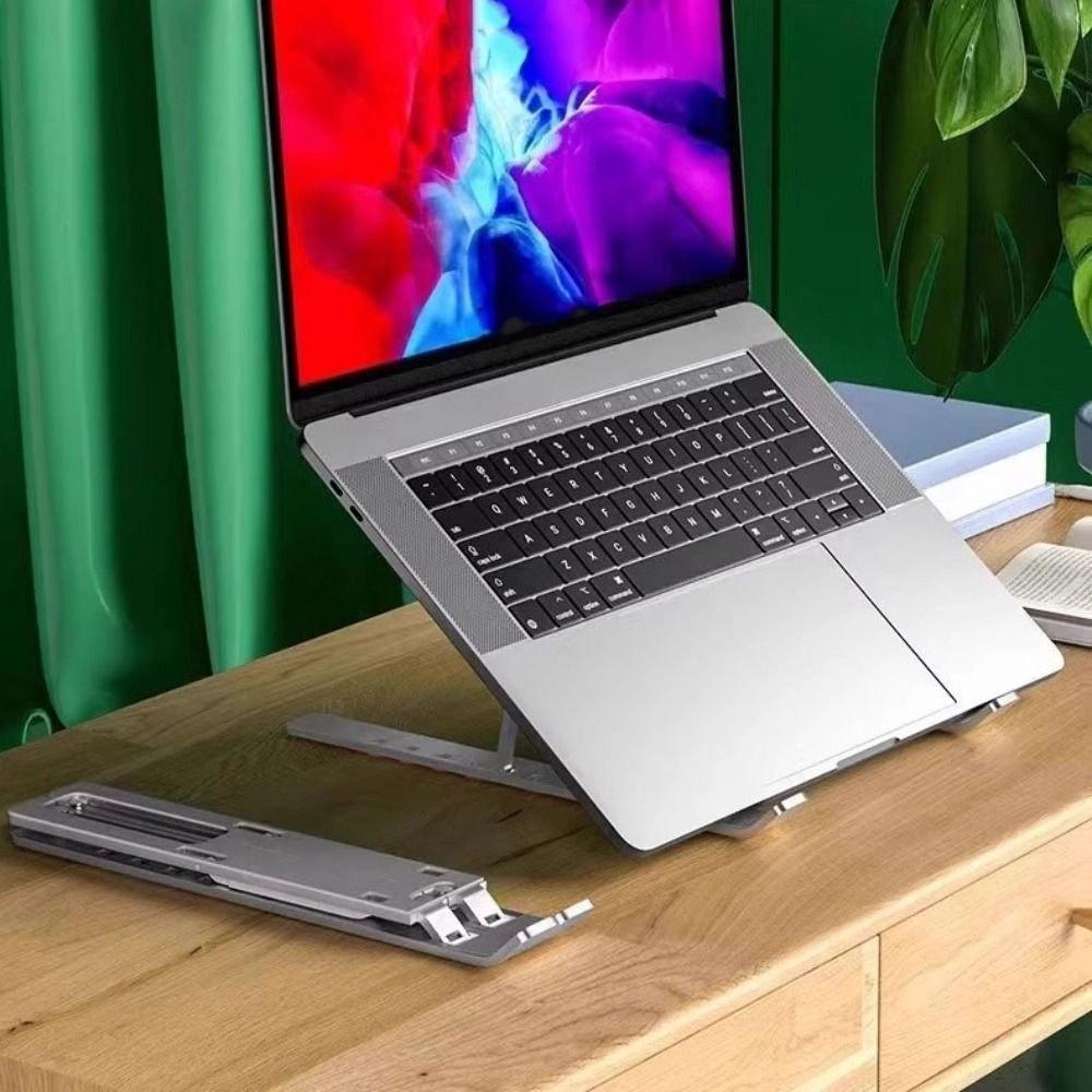 Lifting Laptop Cooling Bracket Foldable Foldable Laptop Stand Portable Laptop Holder Stand  Bedroom