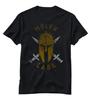 Spartan Helmet Crossed Sword Molon Labe Unisexs TShirt 100 Cotton ONeck Summer Short Sleeve Casual Unisexs Tshirt Size S3XL