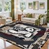 Korn Design Crystal Velvet Rug Soft Decorative Mat for Bedroom Entrance
