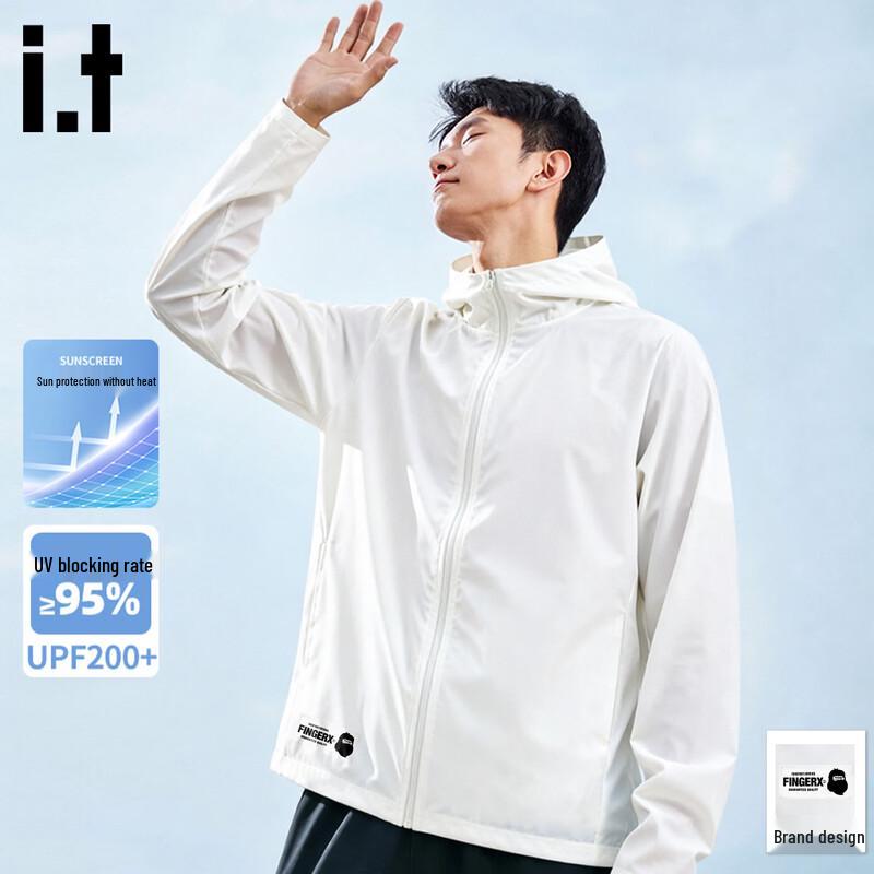 Men s Ice Silk Cooling Sun Protection Hoodie L