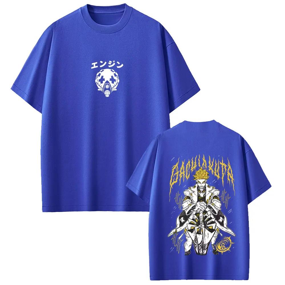 2026 Anime Gachiakuta Enjin Merch T Shirts Unisex Women Casual Oversized Crewneck Tshirt Casual Streetwear Tops For Unisex Women