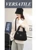 Nylon Solid Color Shoulder Bag: Versatile Casual Handbag and Crossbody Bag for Women