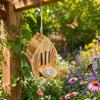 Wooden Butterfly House with Feeder for Outdoor Garden Butterfly
