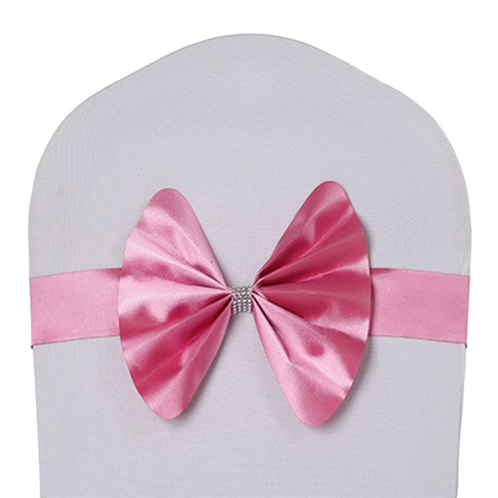 Soft Chair Sashes Band Wedding Chair Ribbon For Wedding Party Hotel Banquet Event Decoration