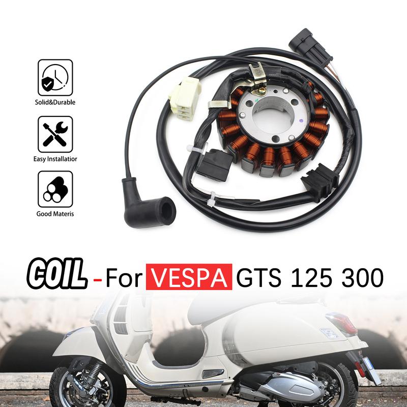 Magneto Alternator Stator For VESPA GTS 125 300 MP3 IE TOURING 300