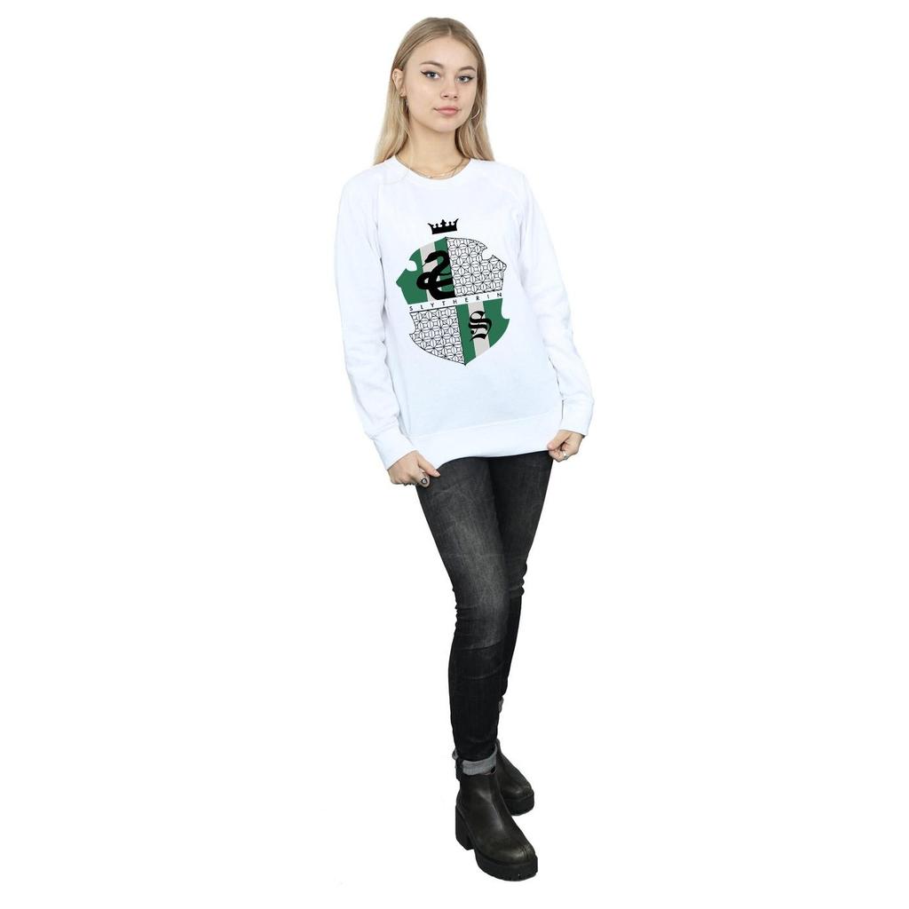 Harry Potter Womens/Ladies Slytherin Shield Sweatshirt