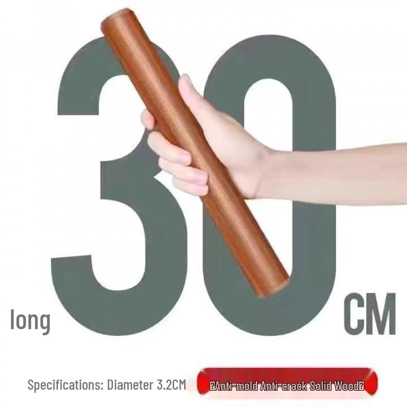 Extra Large Solid Wood Sandalwood Rolling Pin for Dumpling Dough Default
