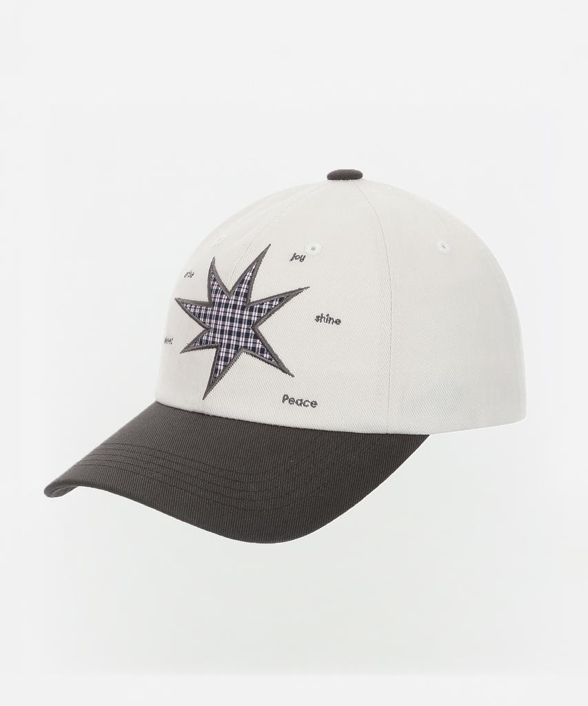Eobdeulaepeuteu Spark Applique Ball Cap [Ivory]