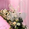 100CM Romantic Wedding Flower Wall Arrangement Artificial Road Lead Flowers for Wedding Party Arch Flowers Garland Backdrop Home Party Decoration