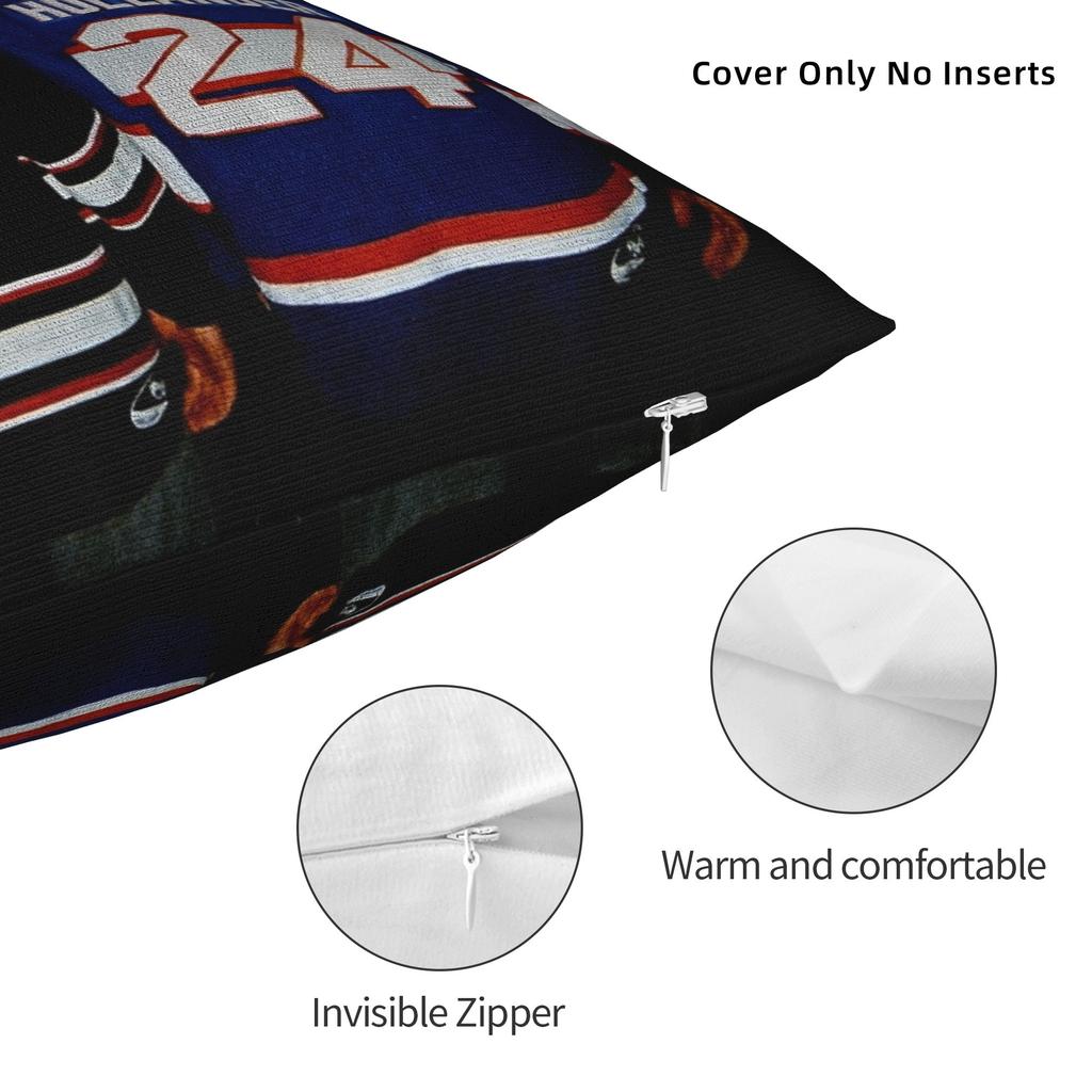 Heated Rivalry Pillow Cover Printed Cushion Cover Decoration Hollander and Ilya Rozanov Throw Pillow Case Cover Chair Multi-Size