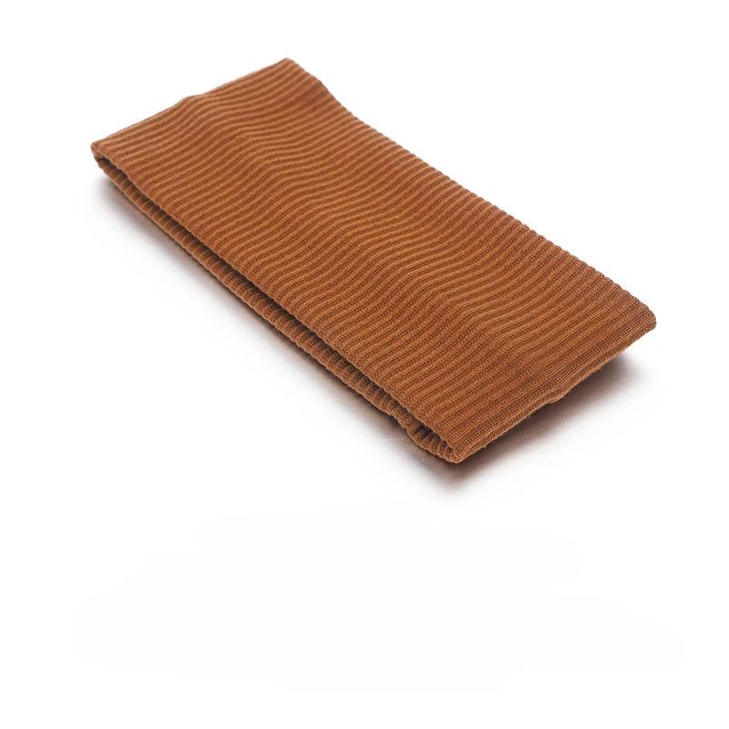 Korean Wash Face Hairbands Soft Cotton Knitted striped Headband For Women Girls Bandanas Fashion Sports Cycling Hair Accessories