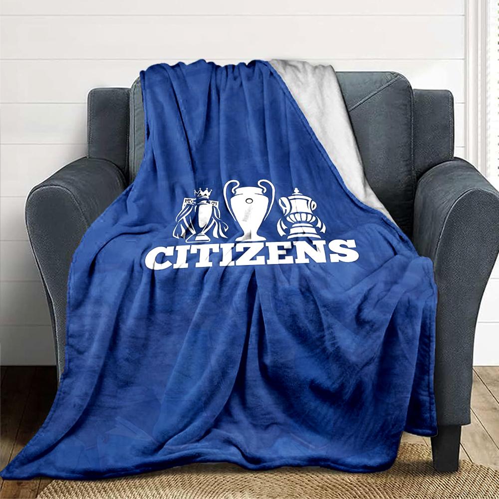 Champions League Victory Celebration Blankets Flannel Printed Breathable Warm Throw Blanket for Home Office Bedspreads 0708a19