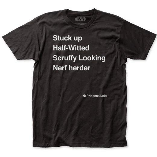 Men s Star Wars Nerf Herder T-Shirt Princess Leia Han Solo - New 4XL