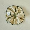 Line silk scrunchie
