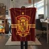 Spain National Football Team Flannel Blanket, High quality Comfortable for All Seasons, Home Decor, Warmth and Comfort