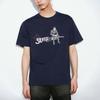 Uniqlo X Detective Conan Akai Shuichi Letter Print Short Sleeve T-Shirt Unisex T-Shirt Navy-Blue 462175-69