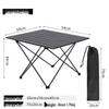 Jun Ding Camp Portable Aluminum Alloy Camping Table