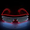 Online celebrity Bai Hui Jiang sells light-colored glasses,cold-colored glasses,the same model LED sunglasses,flashing dual-color single-color glasses
