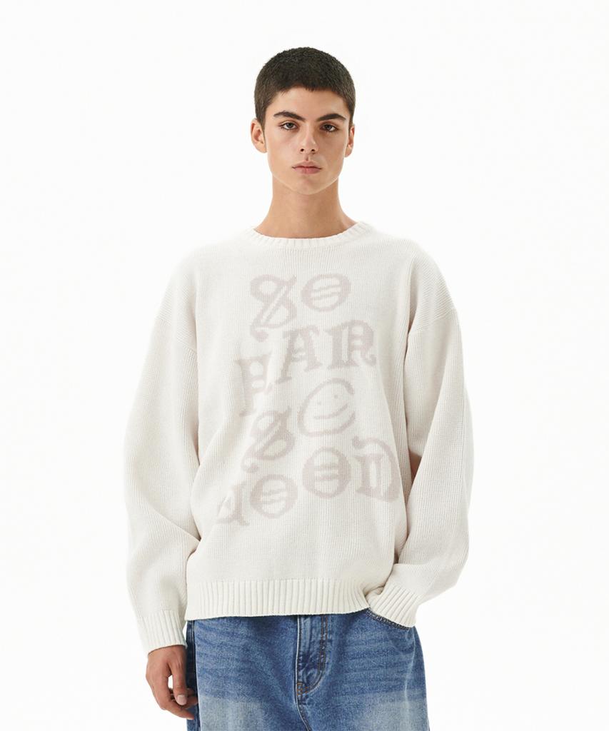 MAHAGRID So Far So Good Knit Sweater Ivory(Mg2Ffmk601A)