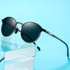 BARCUR Temples Sunglasses Women Polarized Fashion Sun Glasses Driving Round Ladies Sunglass