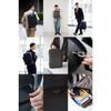 [Pelle Morbida] Briefcase Navy x Dark Brown PM-CA304-NVDB