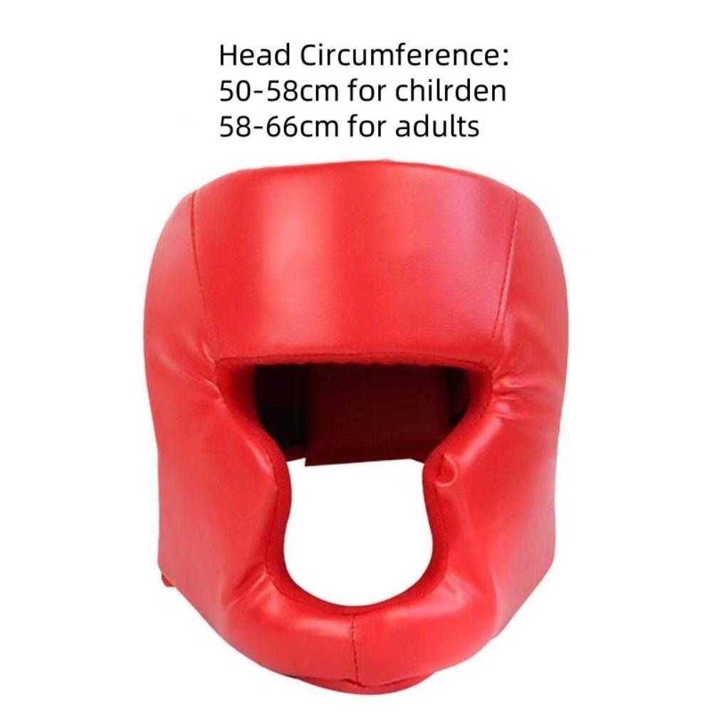 Full-Covered Taekwondo Head Gear Sanda Training Karate Head Guard Boxing Helmet  Adults Kids