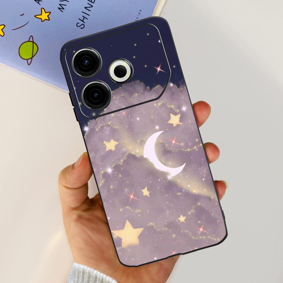 

Чехол для телефона Tecno Pova 6 Neo Pova6 Neo 4G 2024 Элегантный принт Мягкий силикон ТПУ Чехлы Tecno Pova 6 Neo
