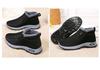 Women's Winter 2025 Fleece-Lined Cotton Slip-On Boots: Warm, Casual, and Comfortable for Moms and Seniors