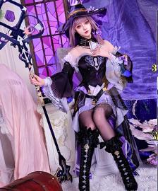Ready For Ship The Herta Cosplay Costume Game Honkai: Star Rail DokiDoki-SR HSR Women Cosplay The Herta Halloween Dress Wig