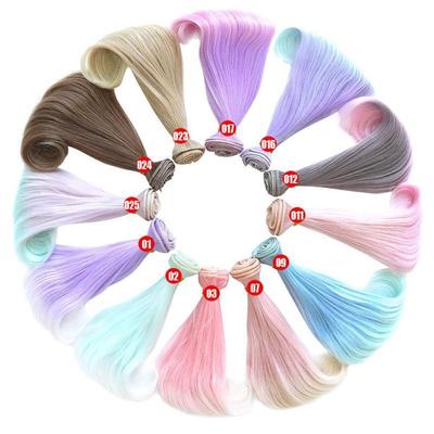 Chemical Fiber Doll Chemical Fiber Wig Soft Silk Msiredoll Bjd Wig Accessories  Cotton Doll