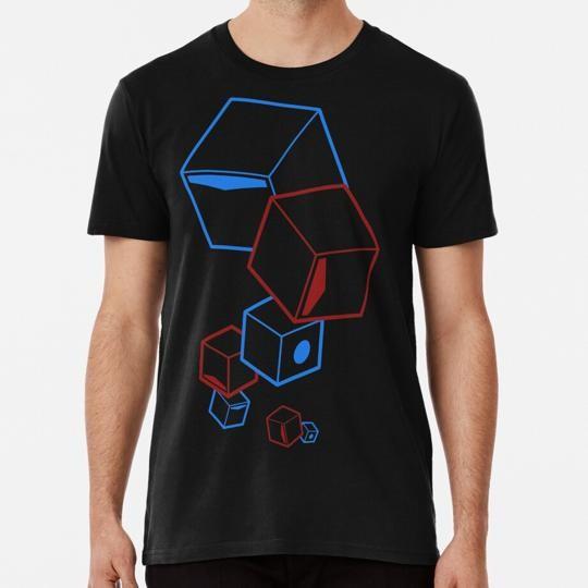 Beat Saber Floatin Blocks Белая Размер S-5XL Сделано в США Футболка Унисекс Футболка L