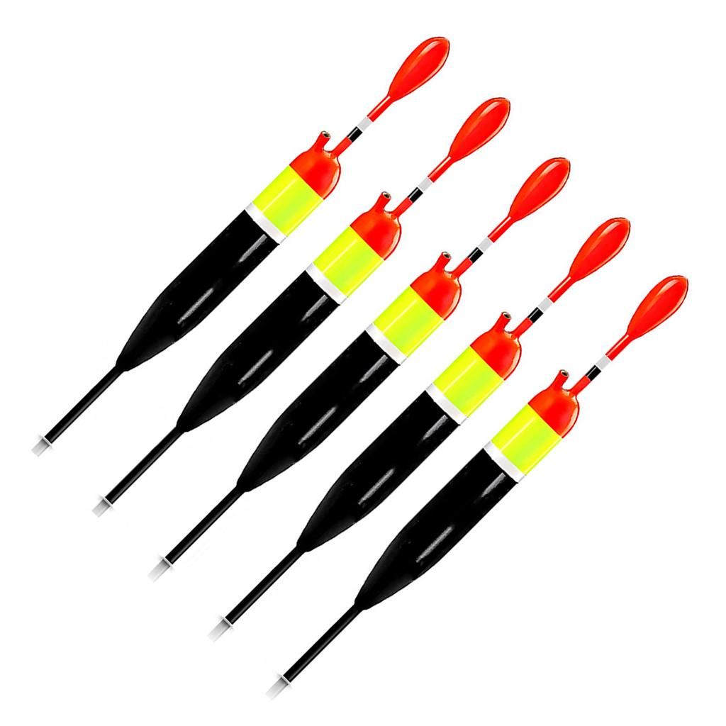 5 Pz Galleggianti da Pesca e Galleggianti Scorrevoli Galleggianti in Balsa Attrezzatura da Pesca Galleggianti da Pesca per Acqua Salata Acqua Dolce