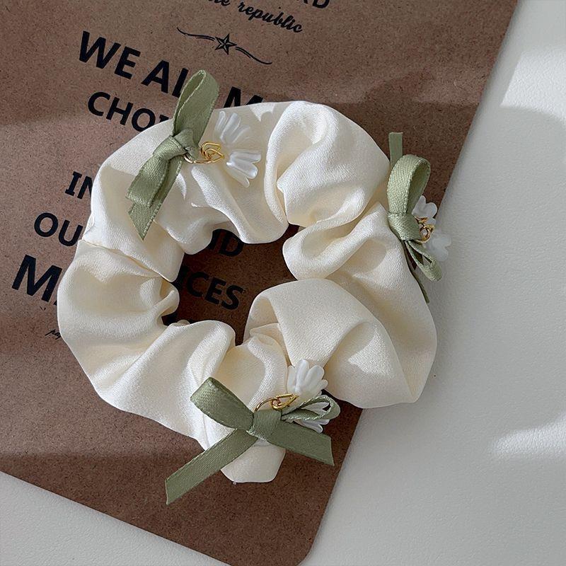 Lily of the Valley Bow Scrunchie – Mori Girl Style Hair Accessory