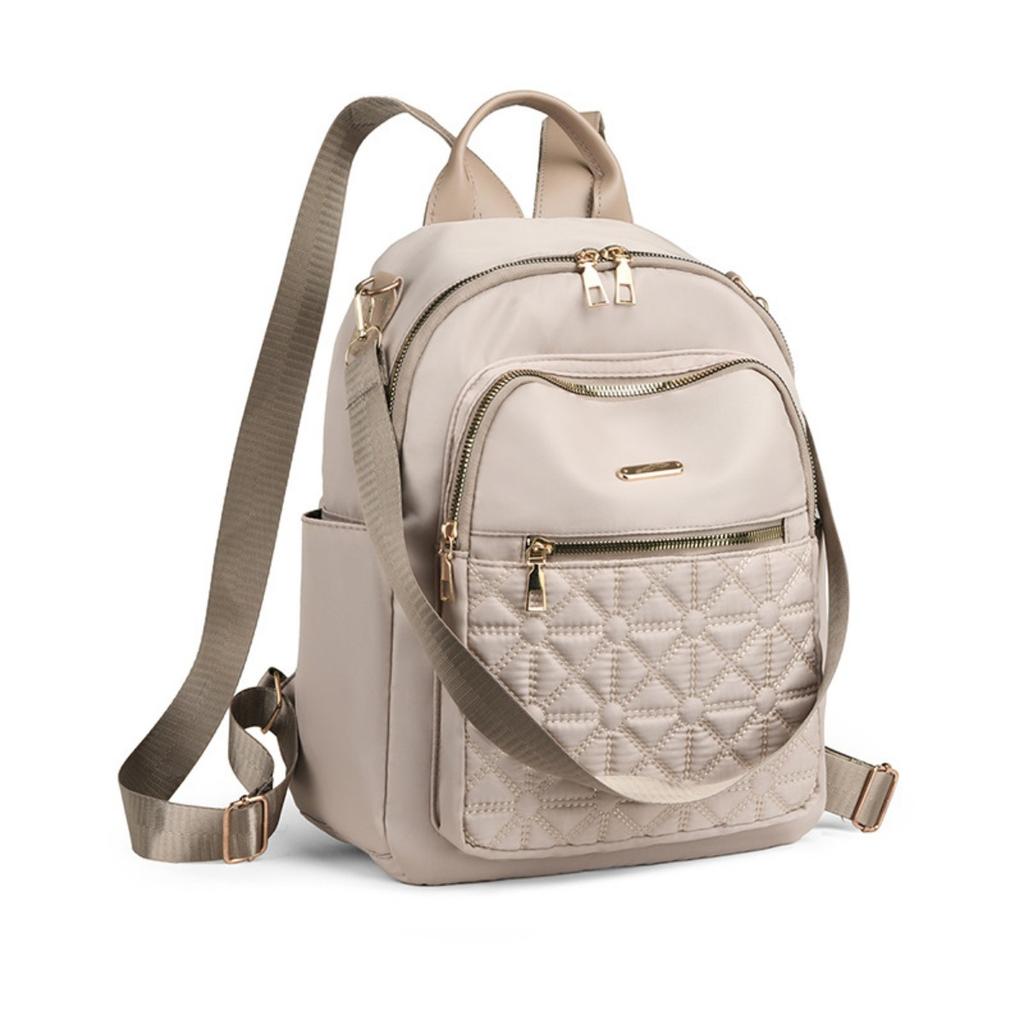 Neutral Square Backpack for Men and Women, Backpack for Travel, Casual Backpack for Women, Fashionable Backpack for Women