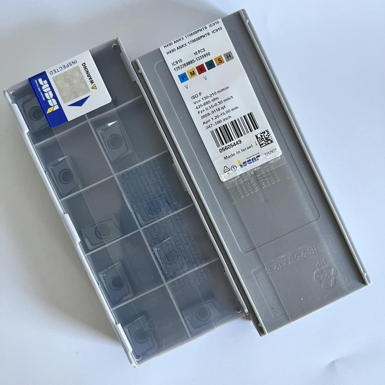 

H490ANKX170608PNTR IC910 /Industrial indexable Carbide Inserts 10 PCS