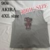 [USED] 90s AKIRA Tank Top, Size 4XL, Gray, Sleeveless, Anime T-Shirt