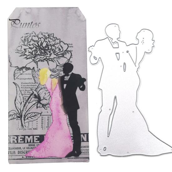 

Танцующая пара Форма DIY Углеродистая сталь Резка Die Записки Форма для бумажных карточек