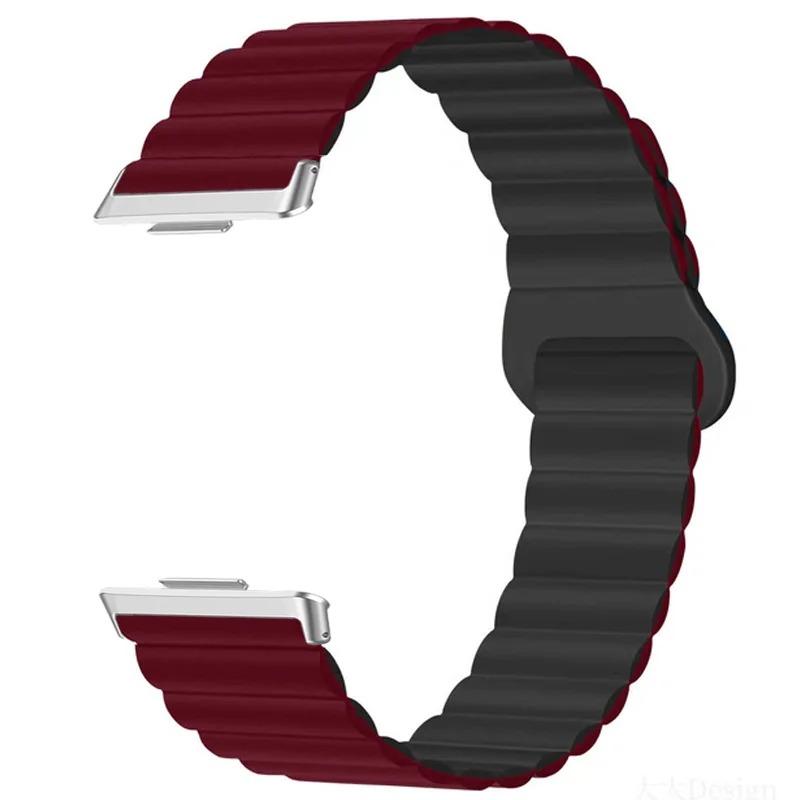Silicone Sport Watchband For Huawei Watch Fit 4 Fit 4Pro Fit 3 Magnetic Loop Bracelet For Huawei Watch Fit3 Smartwatch Wristband