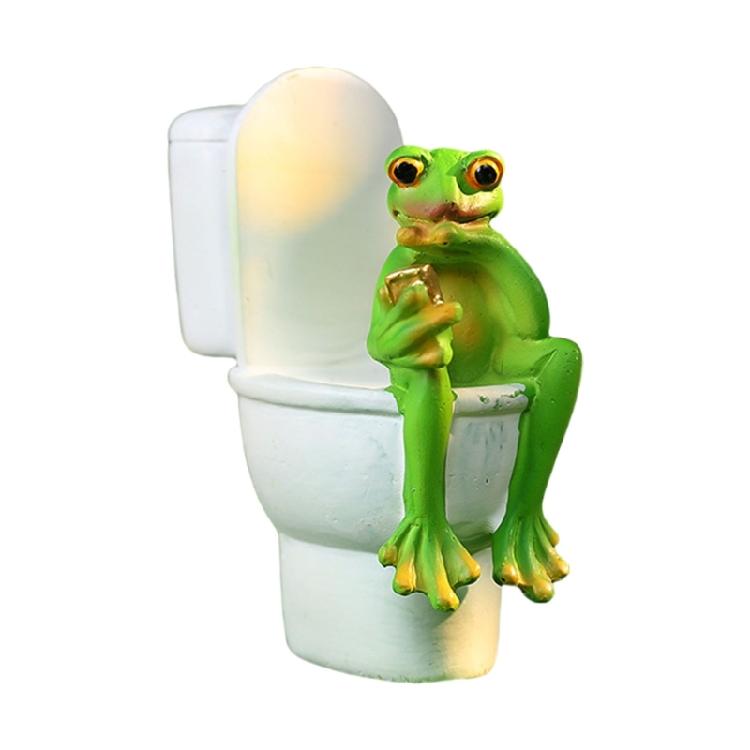 Creative Resins Musician Frogs Statue Figurine for Indoor or Outdoor Decoration Home Office Desktop Shelves Ornament