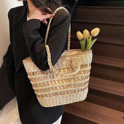 Shoulder Large Bag Large Capacity Tote Bag New Beach Bag Women