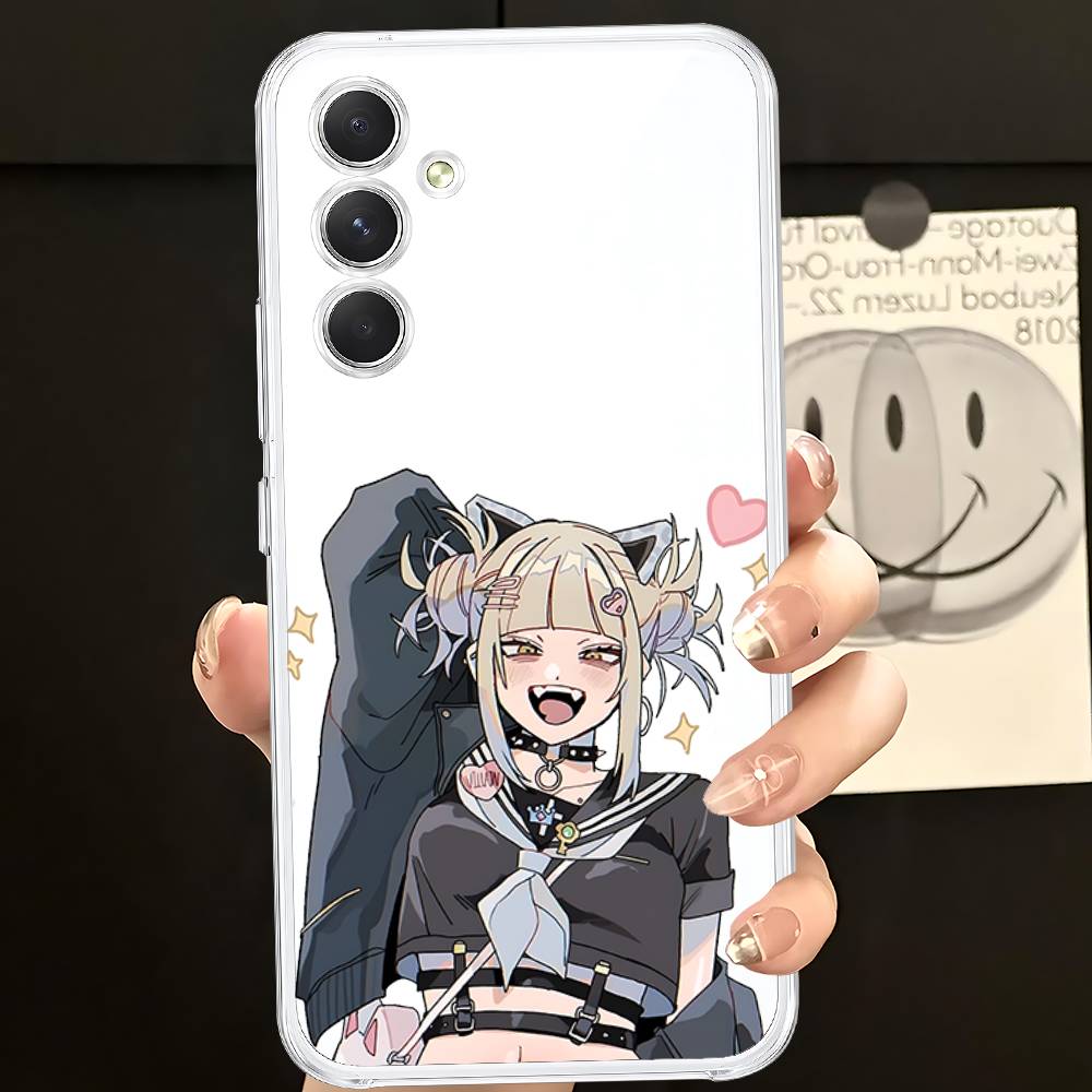 H-Himiko T-Toga HD Clear Transparent Phone Case For Samsung Galaxy A52,A12,A51,S24,S23,S22ULTRA,S21 Edge,S20LITE,Plus,U