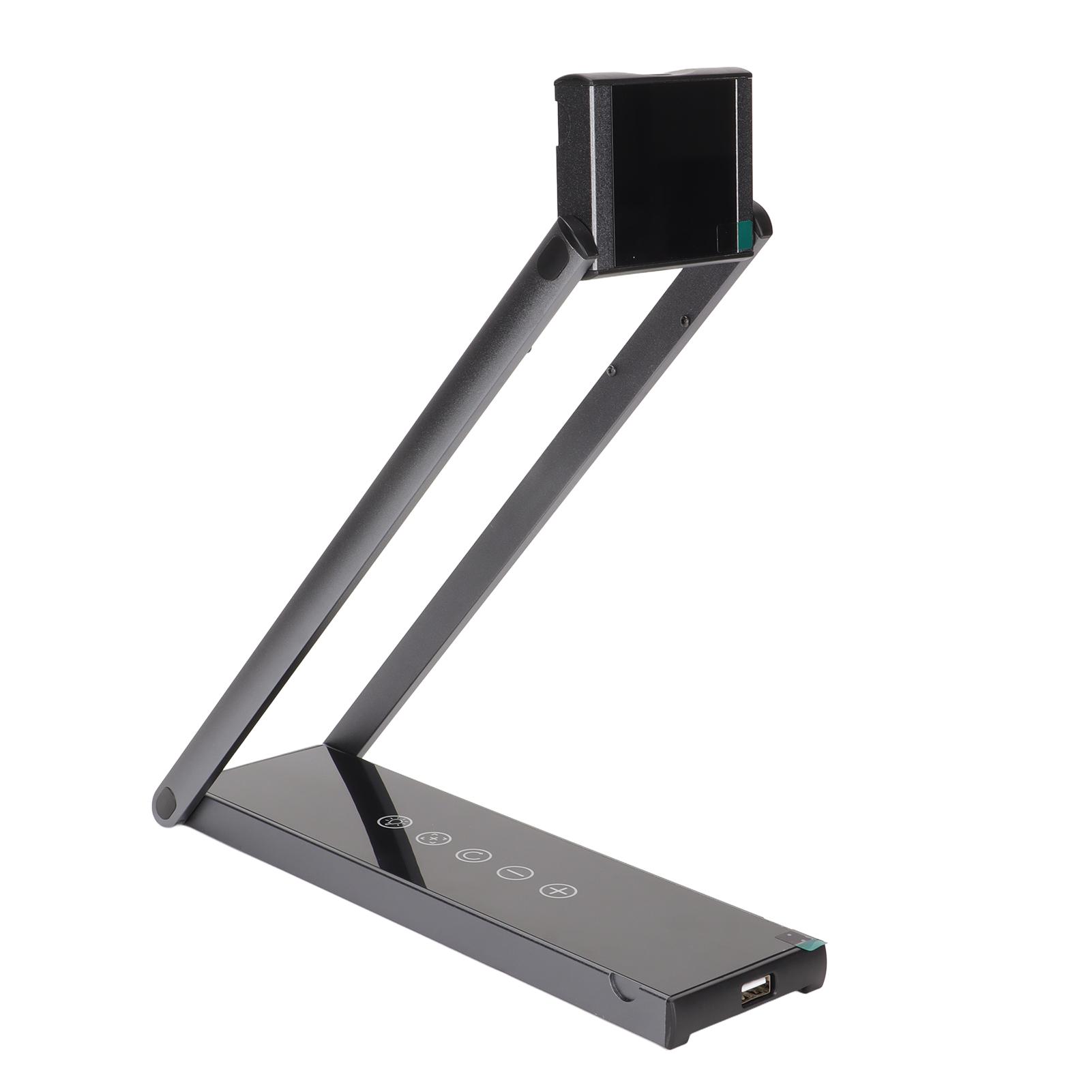 

2 in 1 Document Camera Webcam Visualizer 13MP 4K USB Foldable Doc Camera with LED Light for