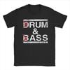 Herren Damen Drum & Bass T-Shirts Rum & Bass Reine Baumwolle Kleidung Lässiges Kurzarm-Rundhals-T-Shirt Übergrößen