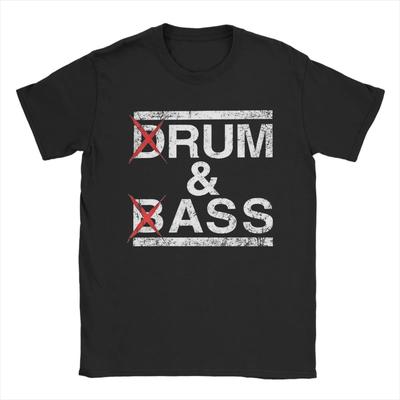 T-shirt Drum And Bass Uomo Donna Rum And Ass Abbigliamento Puro Cotone Maglietta Casual a Manica Corta Girocollo T-shirt Taglie Forti